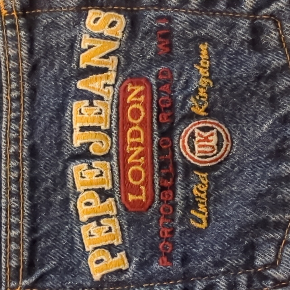 VINTAGE Pepe Jeans London high-waisted, tapered-leg denim jeans - Picture 12 of 12